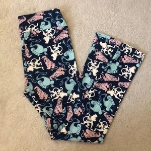 EUC LuLaRoe OS Aladdin leggings